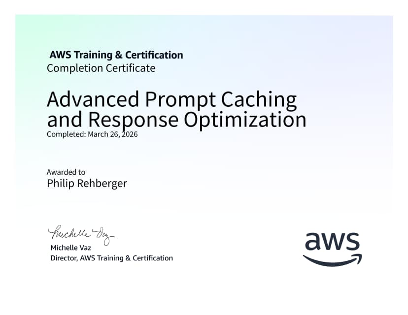 Advanced Prompt Caching and Response Optimization