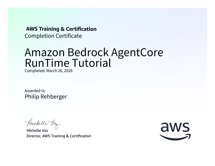 Amazon Bedrock AgentCore RunTime Tutorial