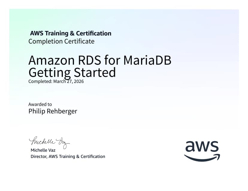 Amazon RDS for MariaDB Getting Started