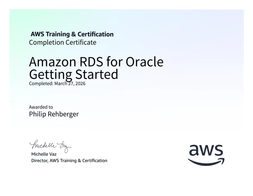Amazon RDS for Oracle Getting Started