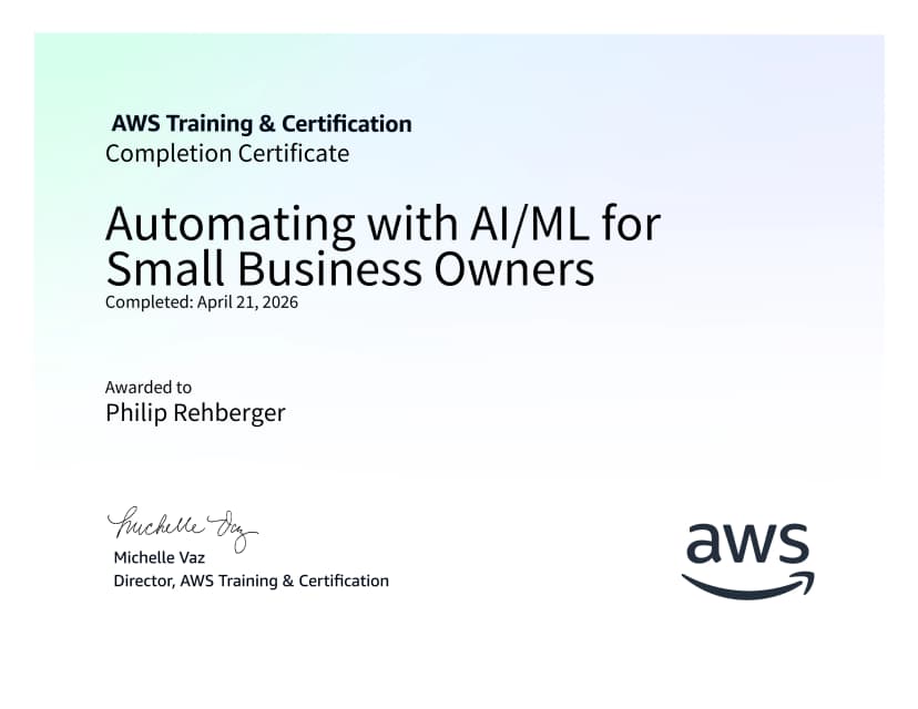 Automating with AI ML for Small Business Owners