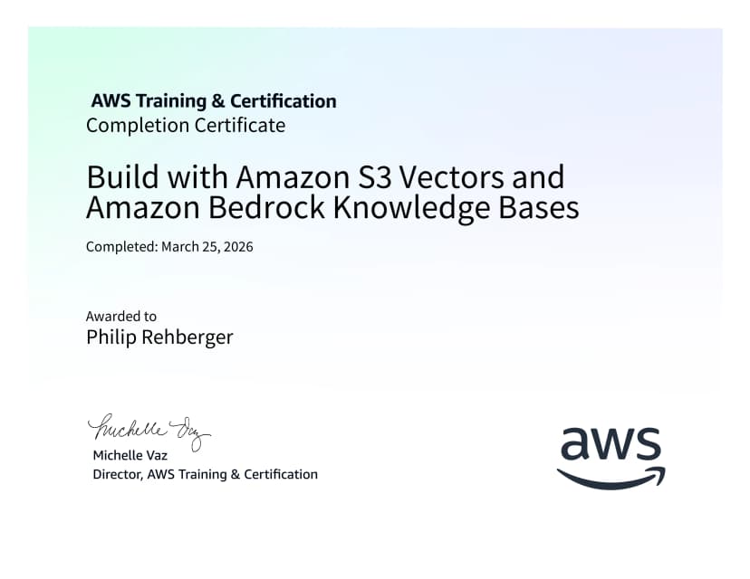 Build with Amazon S3 Vectors and Amazon Bedrock Knowledge Bases