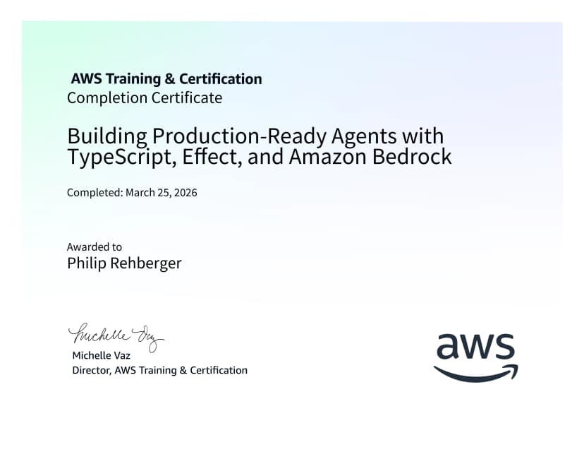 Building Production-Ready Agents with TypeScript Effect and Amazon Bedrock