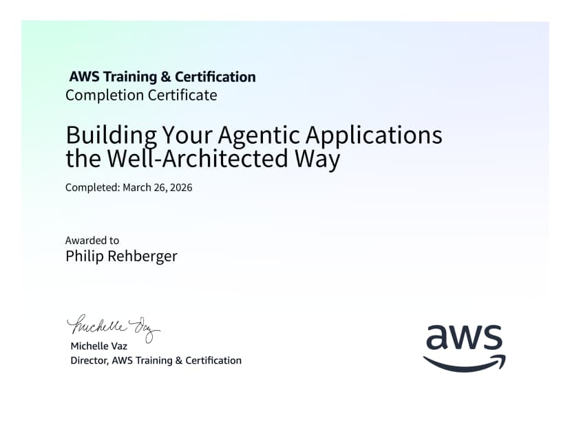 Building Your Agentic Applications the Well-Architected Way