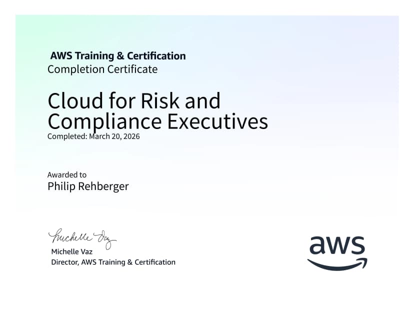 Cloud for Risk and Compliance Executives