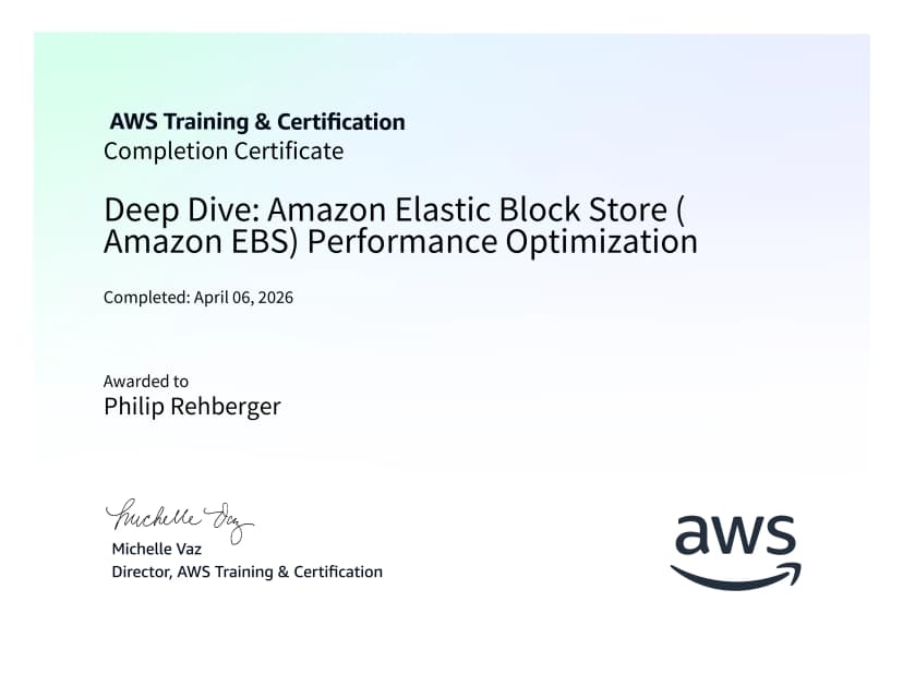Deep Dive - Amazon Elastic Block Store (Amazon EBS) Performance Optimization