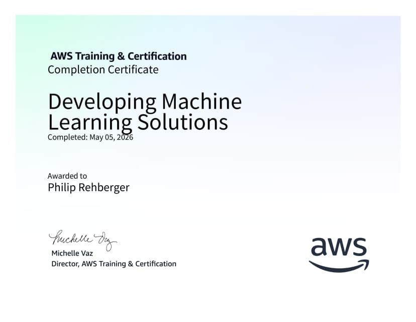 Developing Machine Learning Solutions