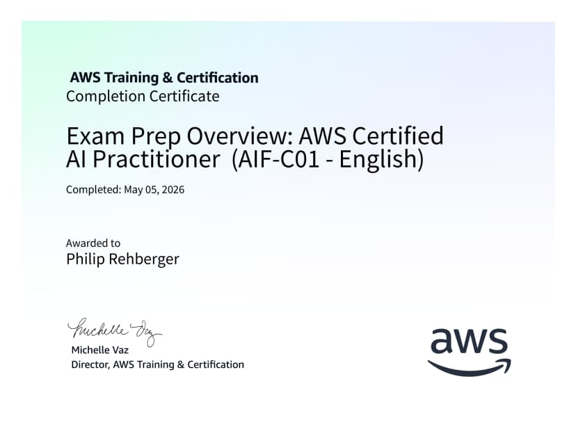 Exam Prep Overview - AWS Certified AI Practitioner (AIF-C01 - English)