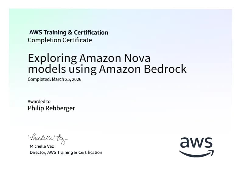 Exploring Amazon Nova models using Amazon Bedrock
