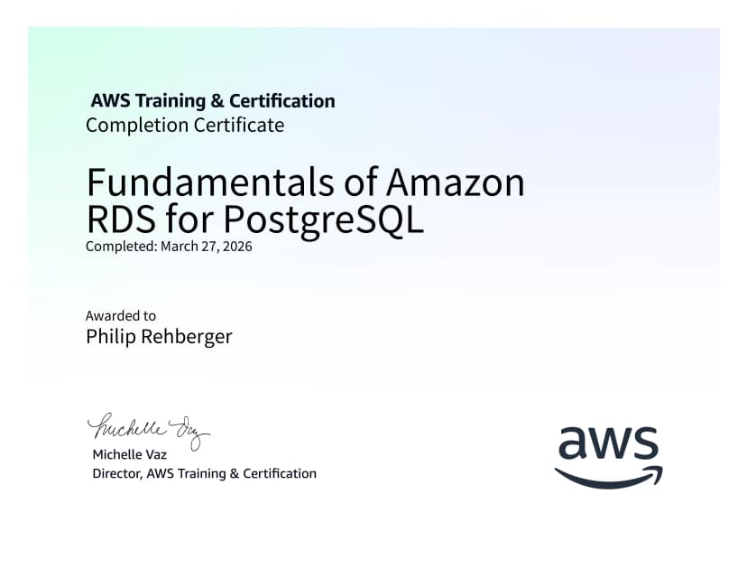 Fundamentals of Amazon RDS for PostgreSQL