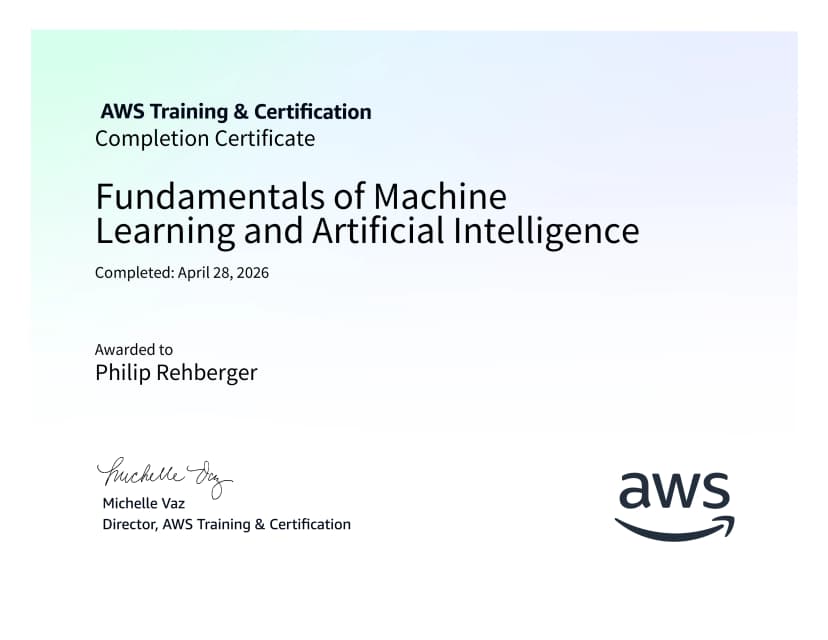 Fundamentals of Machine Learning and Artificial Intelligence