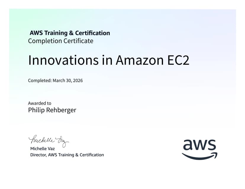 Innovations in Amazon EC2