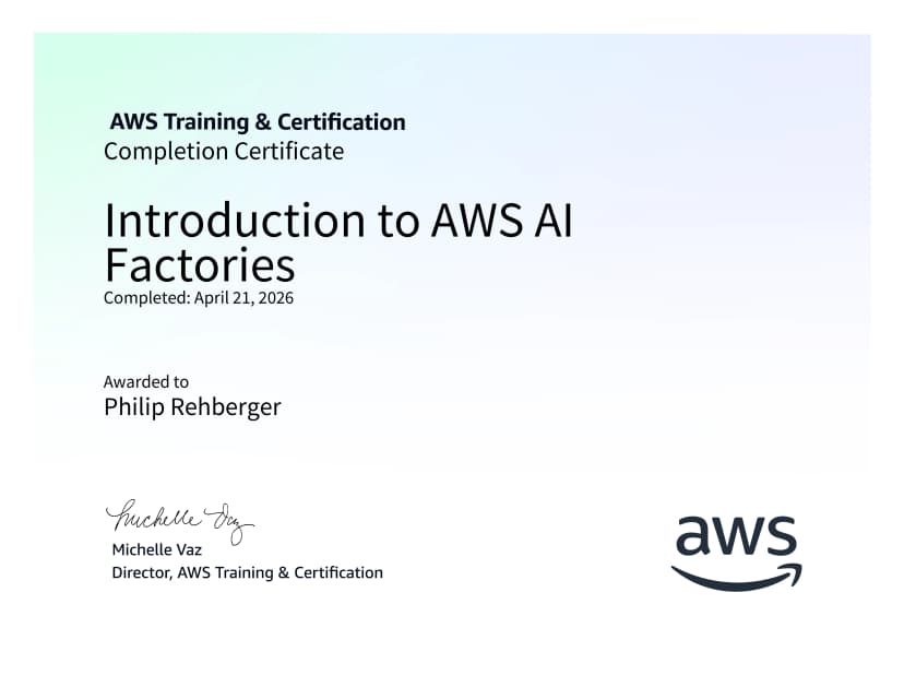 Introduction to AWS AI Factories