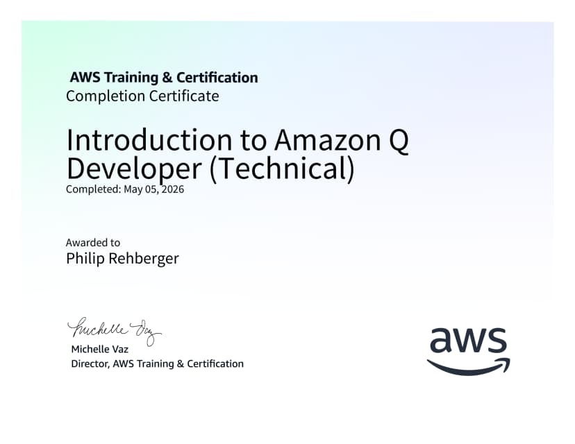 Introduction to Amazon Q Developer (Technical)