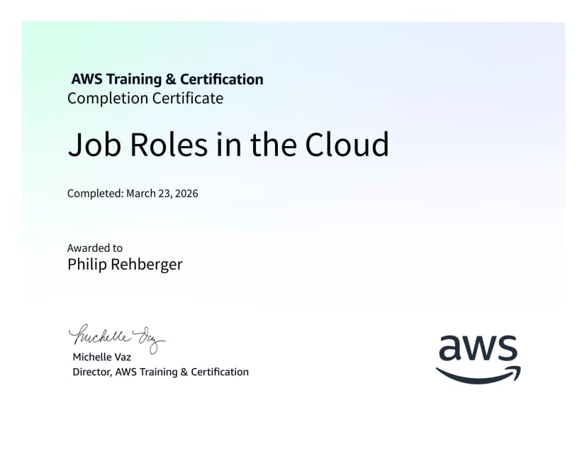 Job Roles in the Cloud