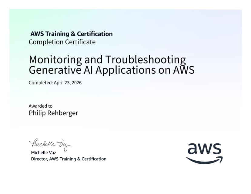 Monitoring and Troubleshooting Generative AI Applications on AWS