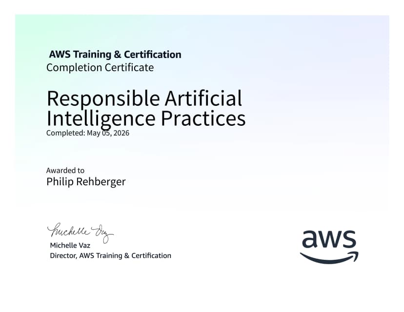 Responsible Artificial Intelligence Practices