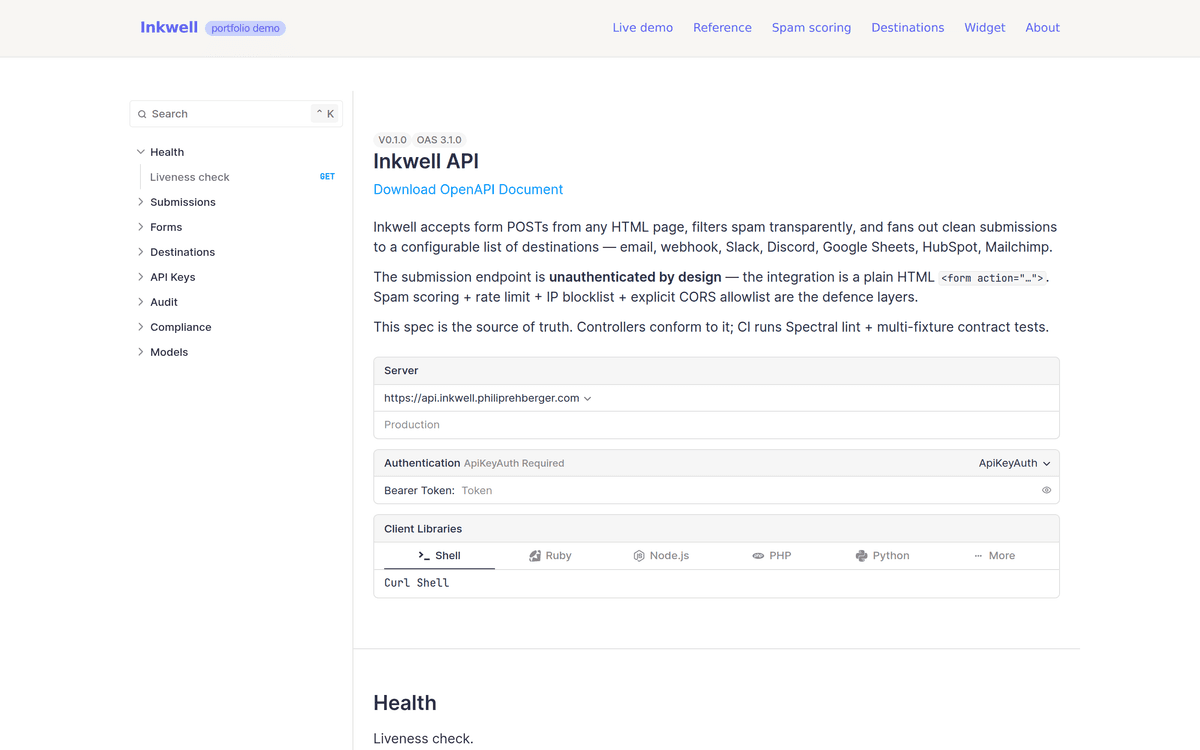 Inkwell screenshot 2