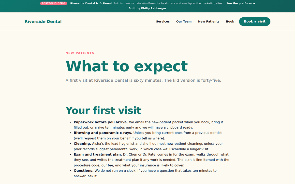 Riverside Dental screenshot 4