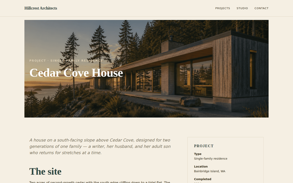 Hillcrest Architects screenshot 3