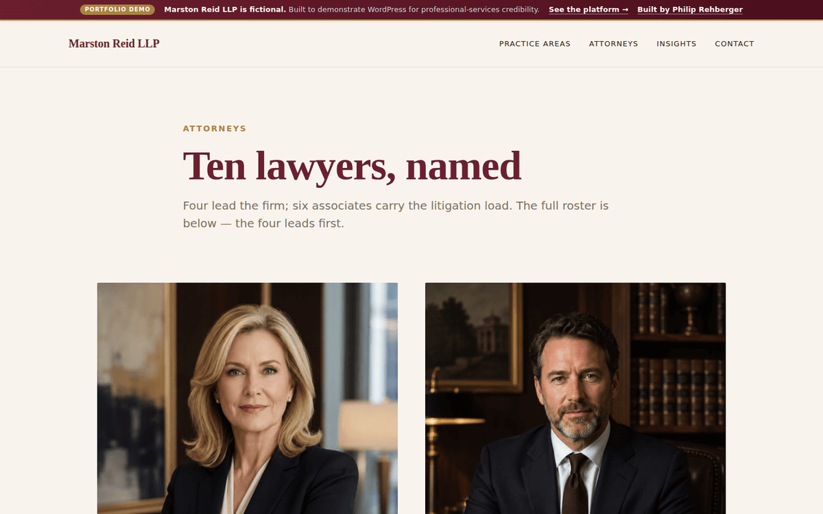Marston Reid LLP screenshot 3