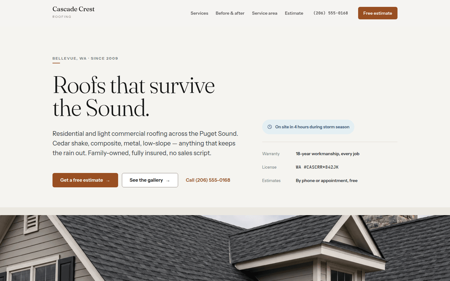 Cascade Crest Roofing